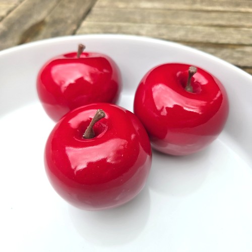 äpfel rot glanz 6 - rot,