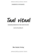 Taal vitaal, Lehrerhandbuch: Niederländisch für Anfänger... | Buch | Zustand gut