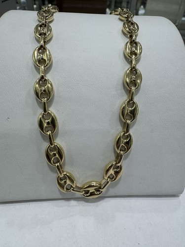 585 gold kette bohnenkette - gold,