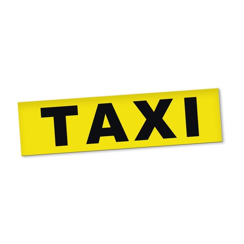 Taxi magnetschild auto - magnetschild,