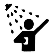 Duschen Symbol Badezimmer