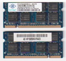 Nanya sodimm 1gb 2rx8 - nanya,