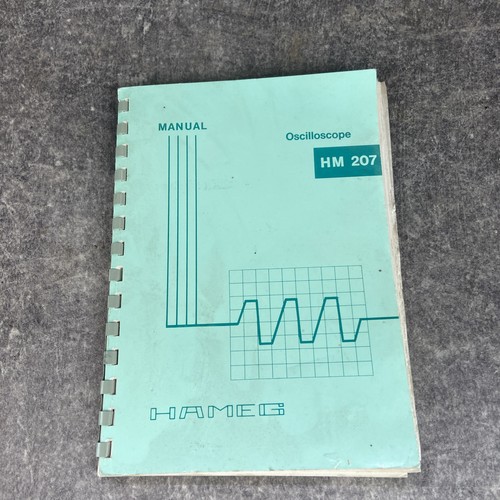 Hameg oscilloscope 207 - oscilloscope, hm-207