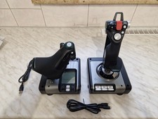 Logitech Saitek X52 Pro Flight USB Flugsimulator-Joystick für PC - Schwarz...