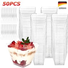 50Pcs Mini Desserttasse
