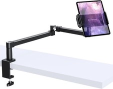 Elitehood 71cm langer Arm iPad Halter für Bett & Schreibtisch, Aluminium verstellbarer Ständer