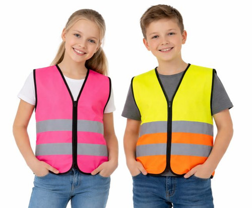 Bedruckte kinderwarnweste - bedruckte,