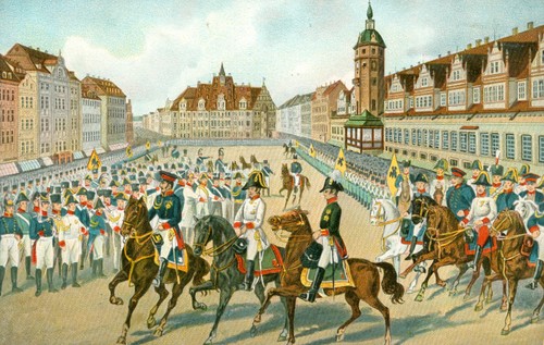 Einzug der verbündeten
