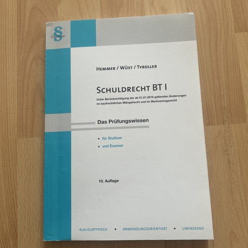 Schuldrecht skripten - i, (skripten