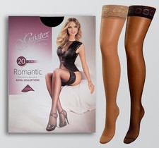 Gajatex 20DEN Halterlose Strümpfe S-XXL Damen Damenstrümpfe Nylons 36-54