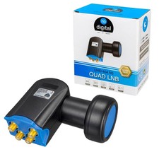 Quad LNC LNB 4 Teilnehmer direkt 4-fach DIGITALFULL Ultra HD HD+ 3D 4K HDTV SKY