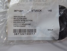 Miele Wahlscheibe Zeigerscheibe Waschmaschine Trockner schwarz Mnr. 3871221