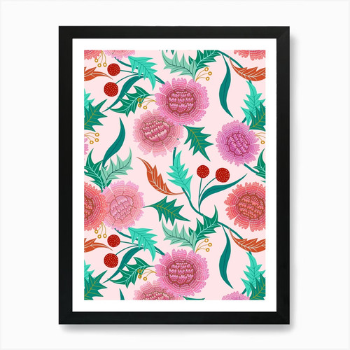 Dahlia days licht kunstdruck - licht,