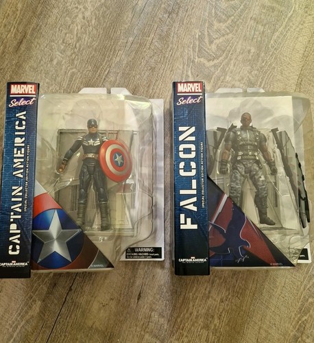 Marvel select falcon captain - marvel, &