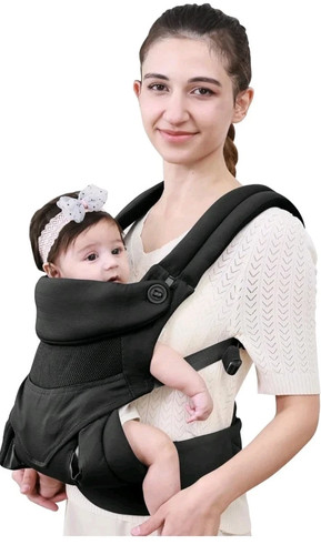 Babytrage ergonomisch schwarz - babytrage,