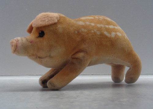 Altes steiff wildschwein 10 - altes,