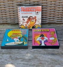 Super 8 Spielfilme SILVESTER, SENSATIONELLSTE FUSSBALLSPIEL & SPEEDY GONZALES