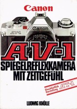 Sachbuch Fotografie Canon AV-1  / AT-1