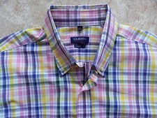 Gilberto Original Herrenhemd - Gr. XL - 43/44 - Kurzarm, Hochwertige Verarbeitet