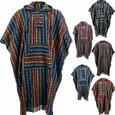 HIPPIE KAPUZENPULLOVER PONCHO