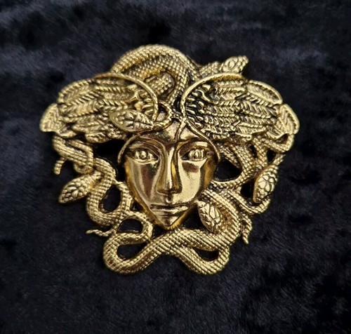 Große medusa brosche - medusa,