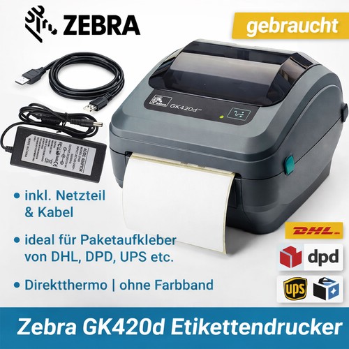 Zebra gk420d etikettendrucker - zebra,