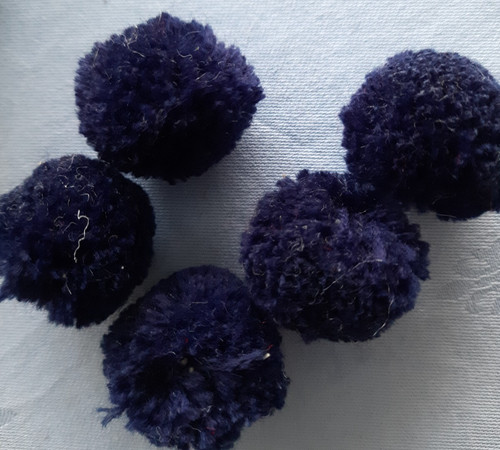Bommel pompons 3cm plüsch - 25,