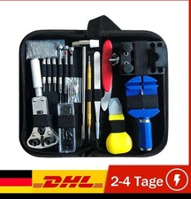 147tlg Uhrenwerkzeug Set Uhrmacherwerkzeug Uhr Werkzeug Gehäuseöffner Reparatur