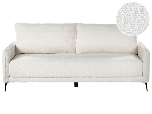 Schlafsofa bouclé creme - schlafsofa,