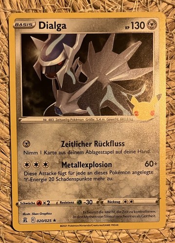 Pokémon dialga holo 020 025 - pokémon, 020/025