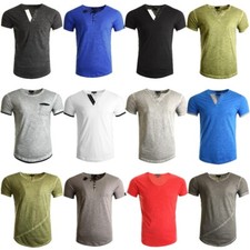 Herren T-Shirt V-Neck oder
