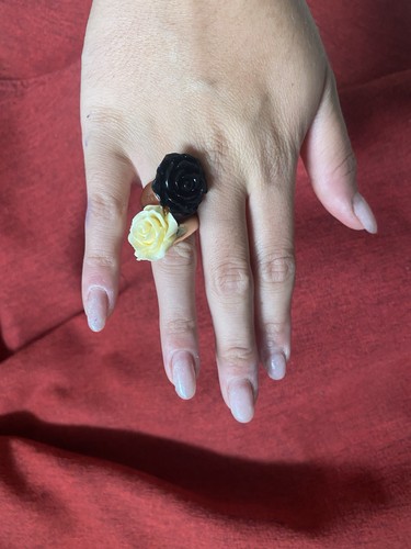 Vintage ring metallfassung - ring,