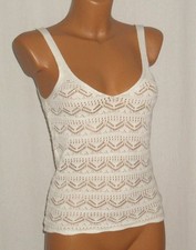 Takko * Damen Shirt / Trägershirt / Strickshirt * Gr. S * weiß