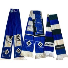 3x HSV Schal Hamburger SV Fanschals Blau Weiß Schwarz✅