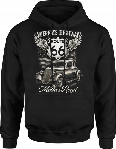 Herren hoodie route - hoodie,