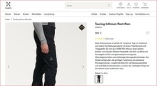 Haglöfs Skitourenhose Infinium Pant Men, Schwarz, Größe L, Neu