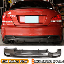 Für BMW E82 E88 M-Paket 2007-2013 Carbon Diffusor Heckdiffusor Heckansatz Lippe 