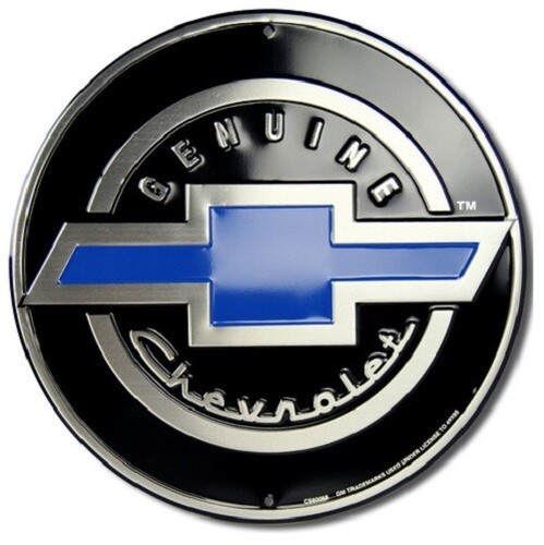 Chevrolet blechschild 60cm - chevrolet,