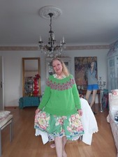 Unikat Pullover Handgestrickt