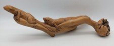 Leguane auf Wurzelholz, Schnitzerei Reptilien Kunst