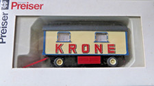 Preiser H0 21015 Wohnwagen Zirkus Krone unbespielt in OVP