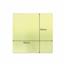 Namensschild aus Messing Klingelplatte Türschild Incl.Gravur in 5 großes