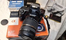 Sony SLT-A37-Tamron Objektiv AF18-200mm-Metz Blitzgerät-Fototasche-Top Zustand