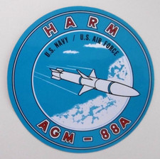 Werbe-Aufkleber Harm AGM-88A