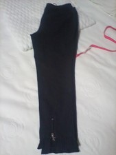 Rita Pfeffinger Hose mit Ruesche u Reissverschluss am Ende der Hose Gr. 22