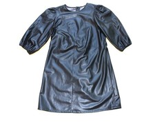 Stylishes Kunstleder-Kleid