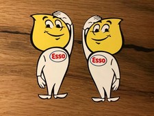 2x ESSO Aufkleber STP Vintage