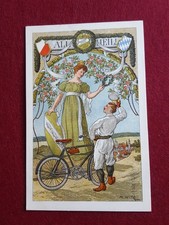 Radfahrerverein Ansbach 1905 ALL HEIL! antike Postkarte AK PK