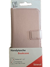2GO Universal Handyhülle, 360 Grad, (Max138mm-75mm) 4,8“-5,2“, Rose, 795477