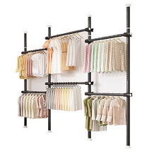 Teleskopstange Kleiderständer Teleskop Garderoben System Metall Garderobenständ